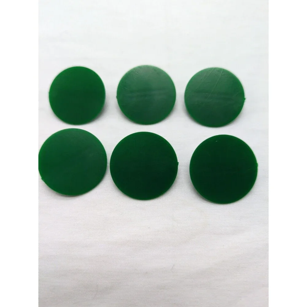 (6) Talisman Board Game Green Standee Bases
